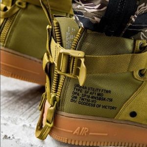 nike sf af1 mid military green